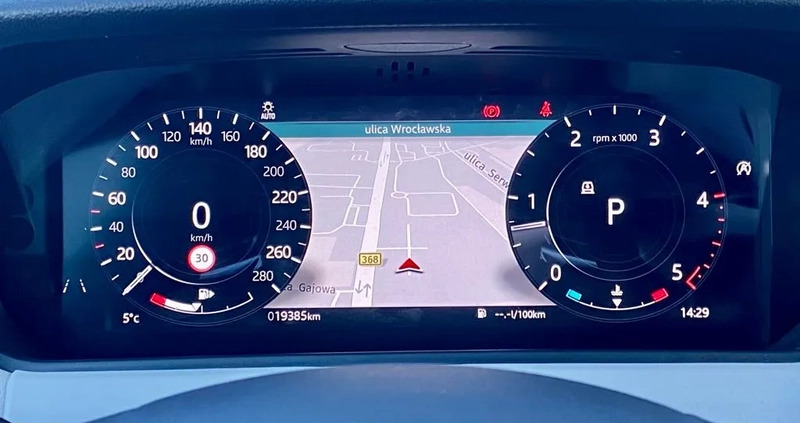 Land Rover Range Rover Velar cena 257770 przebieg: 76000, rok produkcji 2021 z Wrocław małe 137